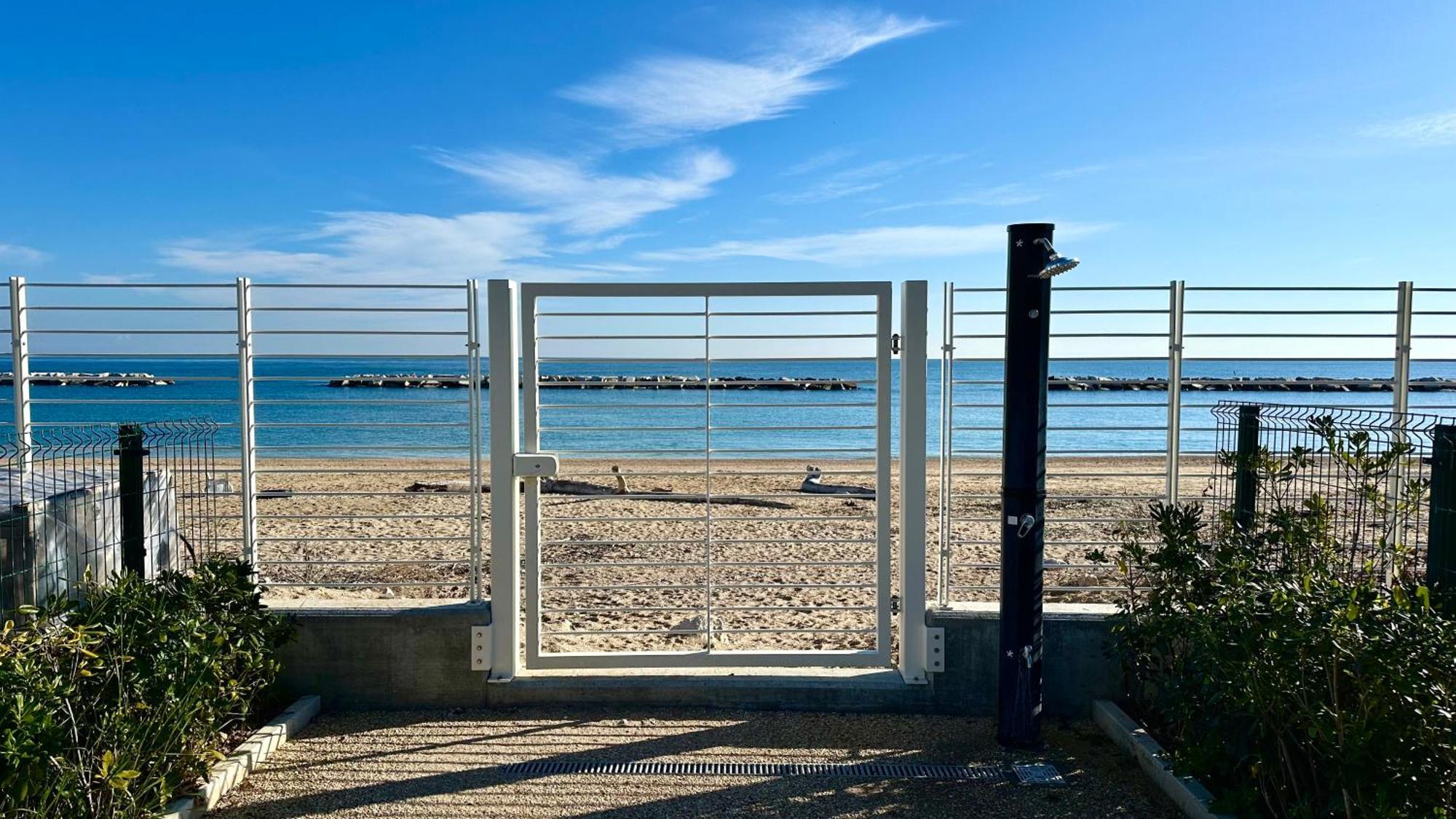P020 - Porto Recanati, Nuovo Trilocale Con Giardino Exterior foto