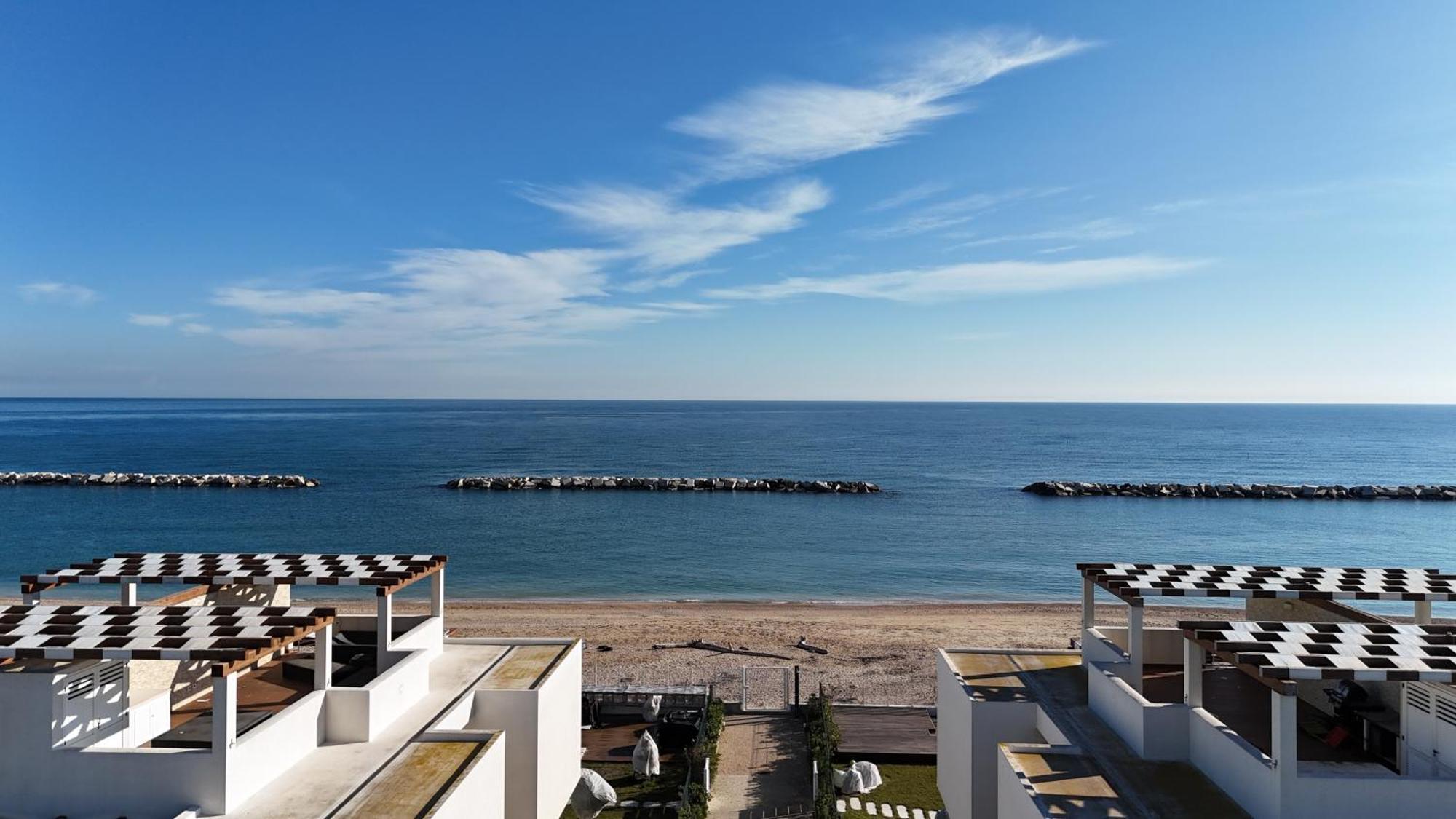 P020 - Porto Recanati, Nuovo Trilocale Con Giardino Exterior foto